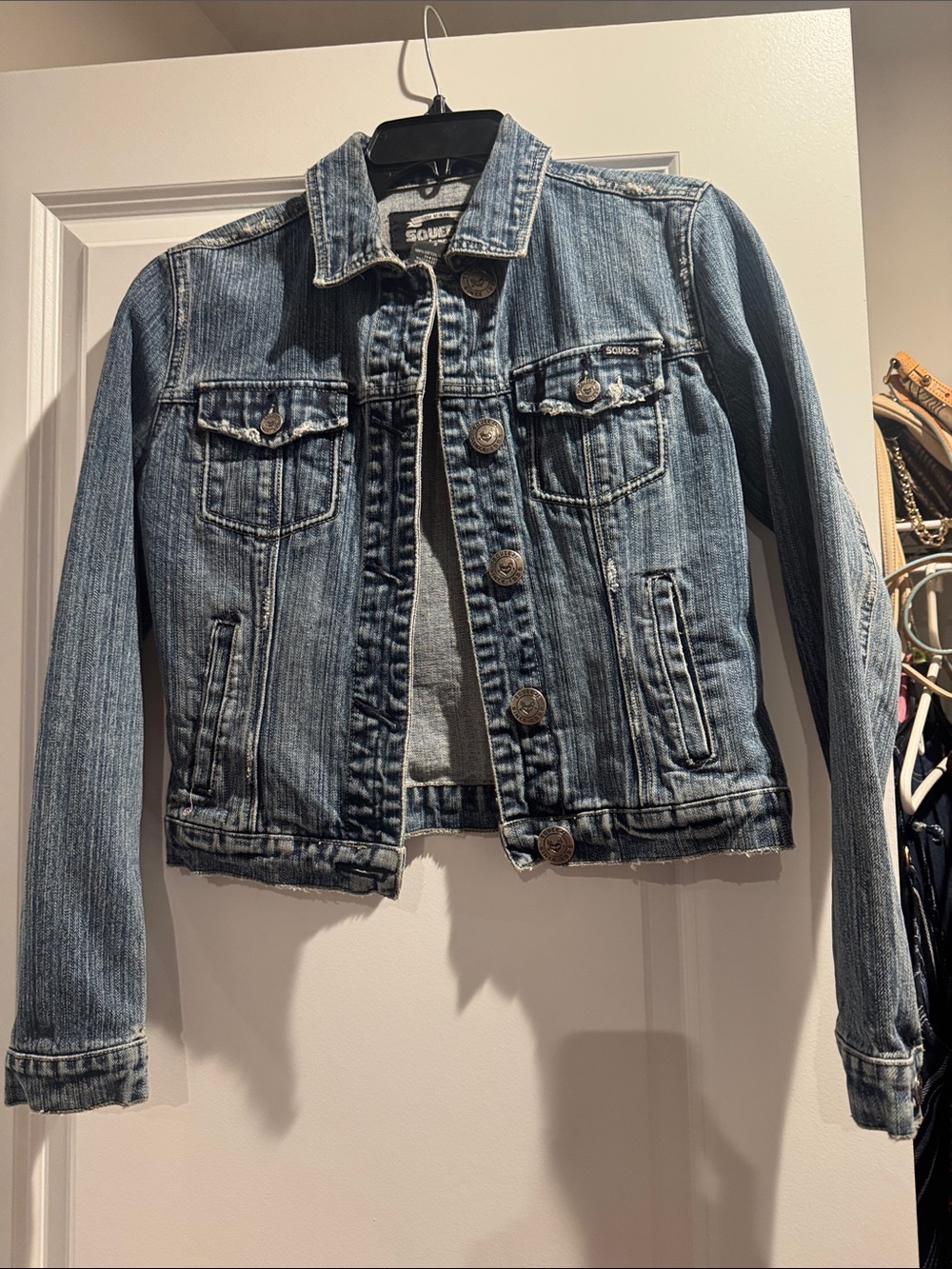 Classic Blue Denim Jacket - Women's